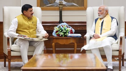 CM Mohan Yadav met PM Modi in Delhi, invited him for the inauguration of development works