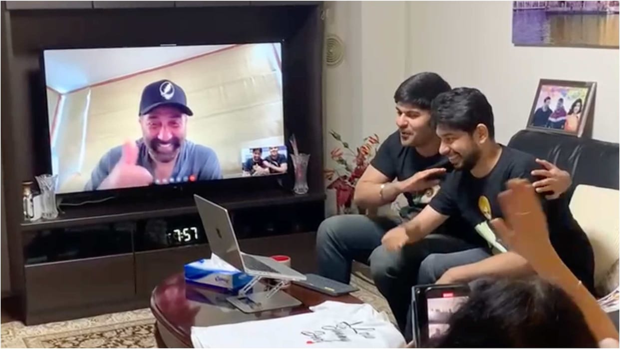 Sunny Deol video calls his Jabra fan Maninder Singh in Tokyo who came out of bed ridden situation by imitating