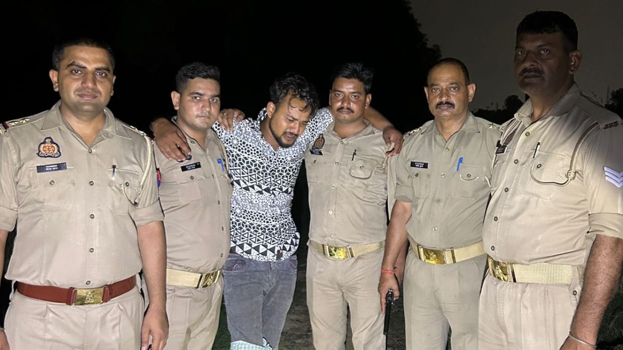 Molestation accused arrested in encounter by police in bareilly