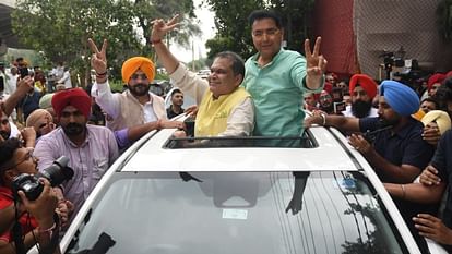 Ludhiana West By Election Result Aap Sanjeev Arora Arvind Kejriwal Bhagwant Mann - Amar Ujala Hindi News Live - लुधियाना पश्चिम उपचुनाव जीती आप:संजीव अरोड़ा की जीत के बाद सवाल... केजरीवाल या