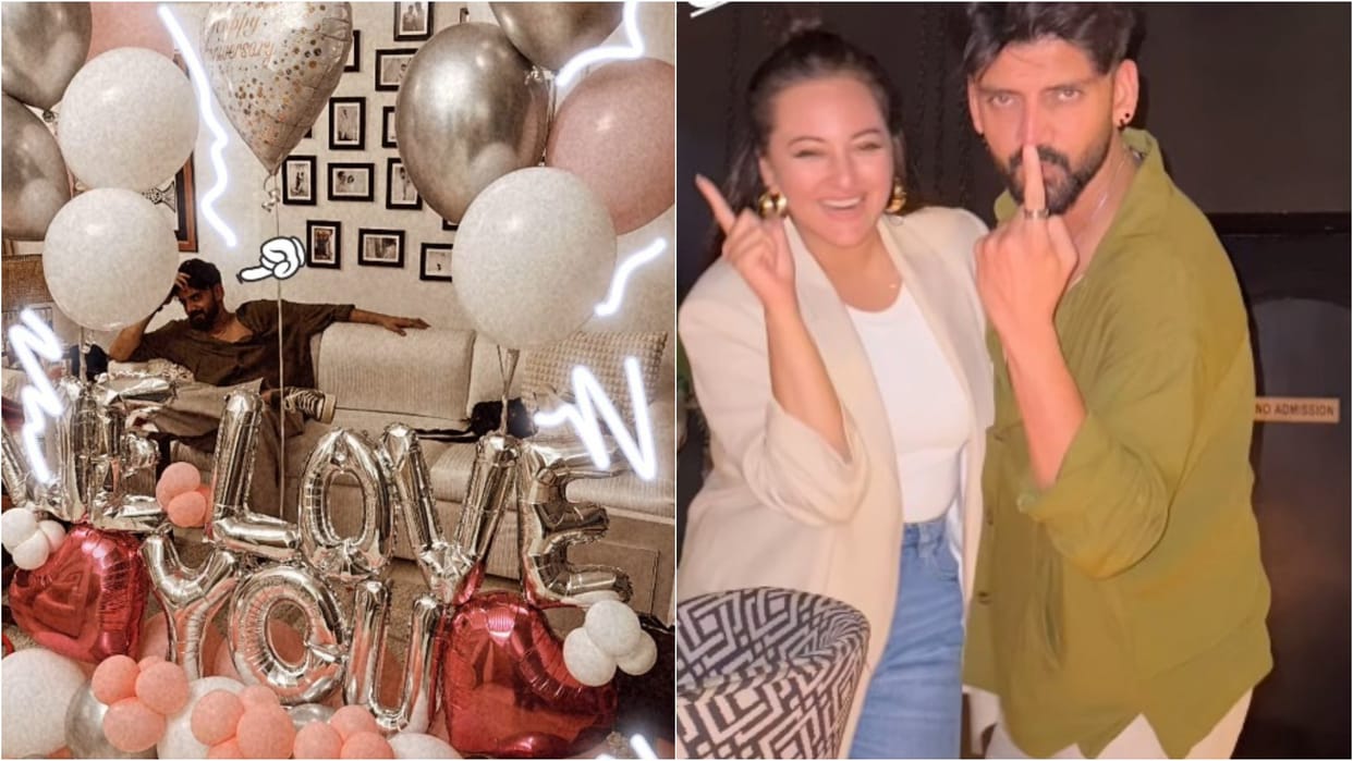 Zaheer Iqbal Sonakshi Sinha wedding anniversary: Sonakshi shares lovely note for husband