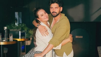 Sonakshi sinha and zaheer khan dance video viral with huma qureshi on their wedding anniversary
