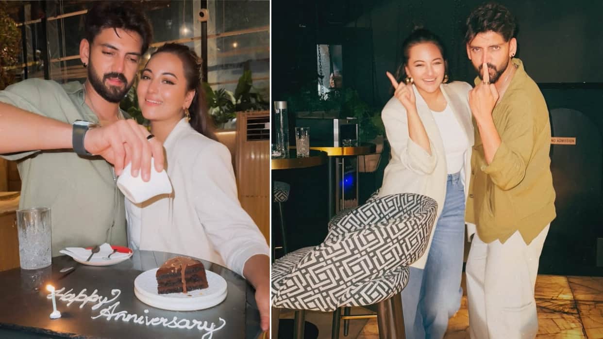 Sonakshi Sinha on Happy Anniversary husband of 1 year boyfriend of 8 ILYSM i could burst My Jaan zahero