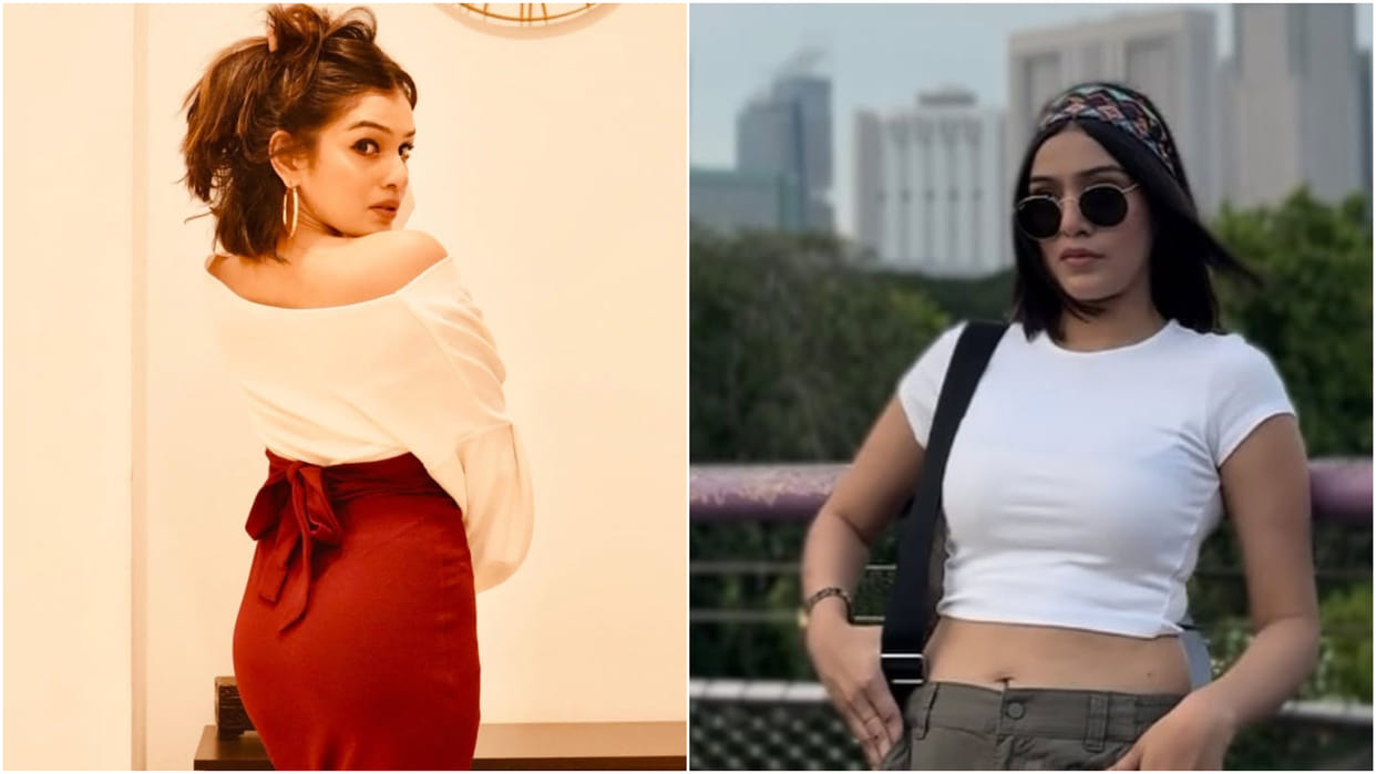 RJ Mahvash Faces Oops Moment As She Forget To Remove Tag From Her Dress Netizens Remembers Yuzi Chahal