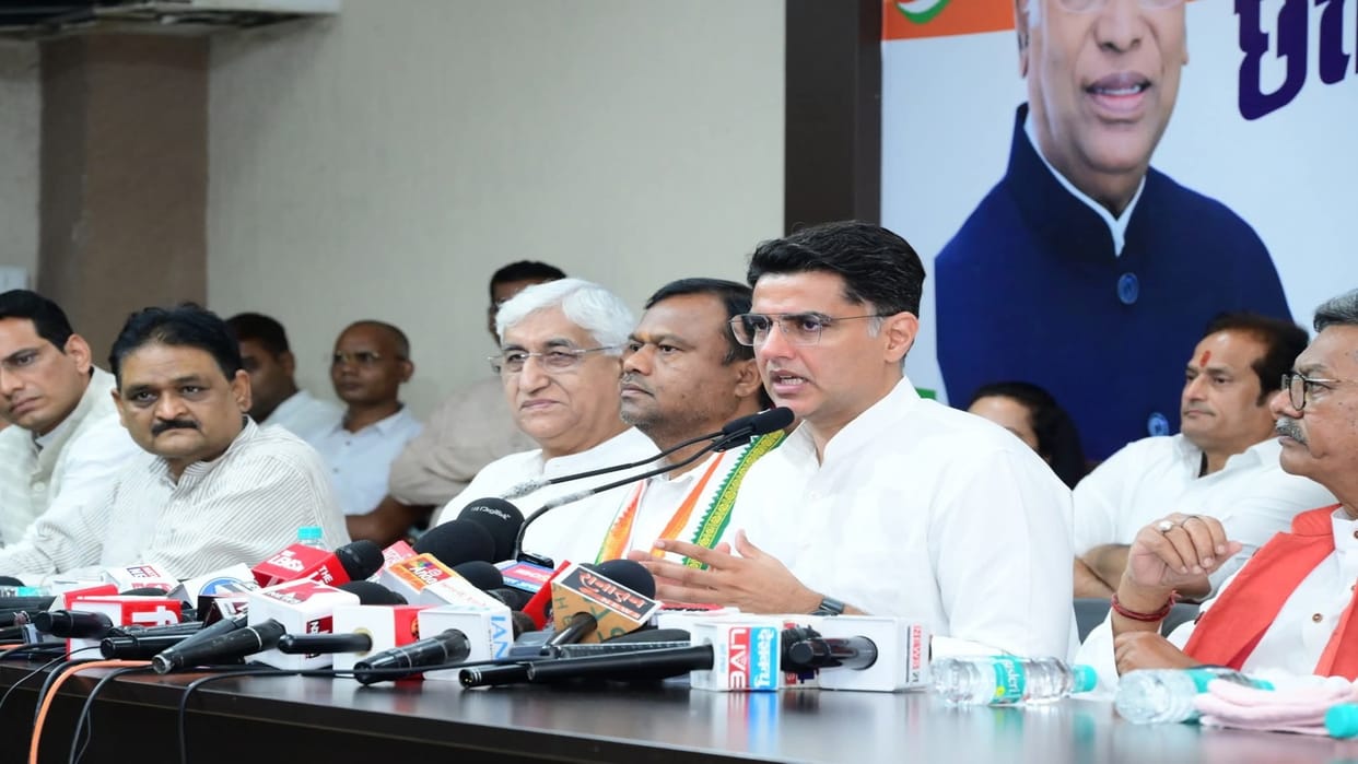 vishnudeo Sai government is failing on every front said Congress General Secretary Sachin Pilot