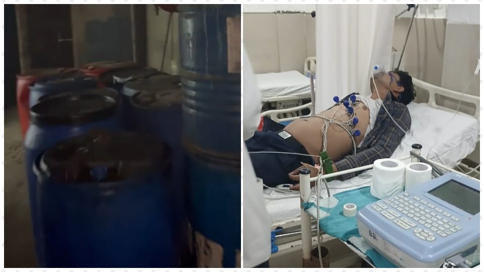 Chemical drum burst in a factory in Dhaulana more than six workers suffocated due to gas leakage