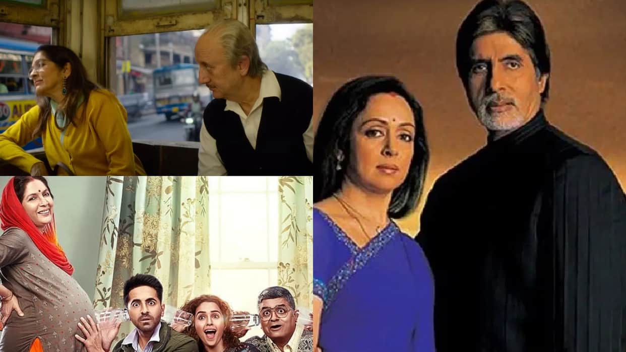 Bollywood Movies Showcased Romance Between Elderly Couples Metro In Dino Cheeni Kum Baghban Badhaai Ho