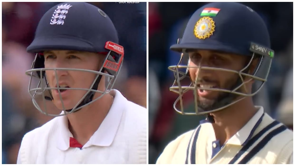 IND vs ENG: 'Do you know how to hit a six?' Brook provokes Prasidh, Krishna gets caught out on very next ball