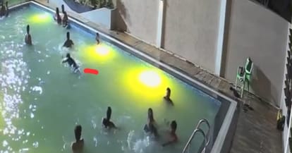 Kanpur Contractor drowned in a four feet deep swimming pool accident happened while bathing with friends