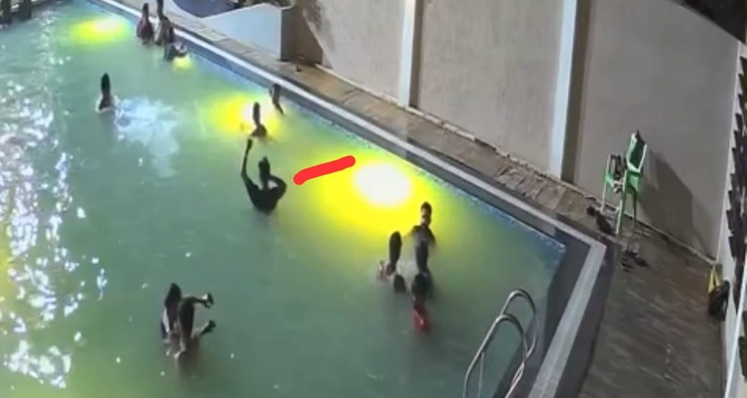 Kanpur Contractor drowned in a four feet deep swimming pool accident happened while bathing with friends