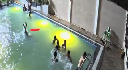 Kanpur Contractor drowned in a four feet deep swimming pool accident happened while bathing with friends