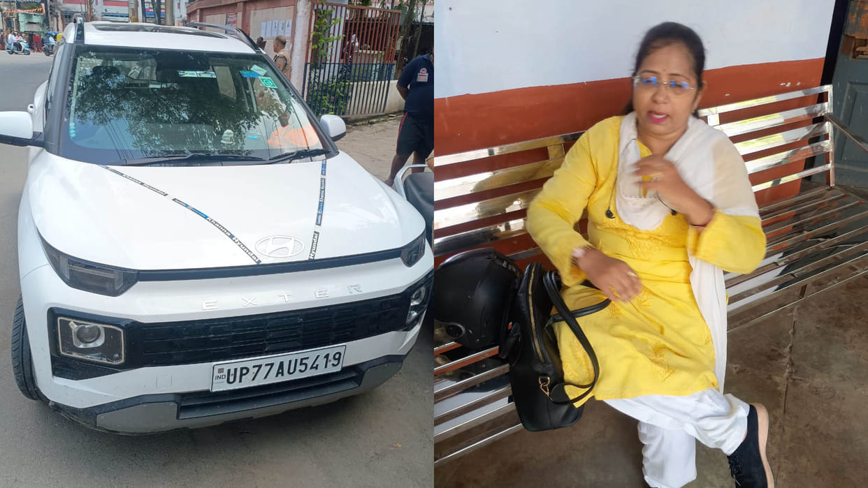 Kanpur: Drunk car riders hit two people including a woman advocate