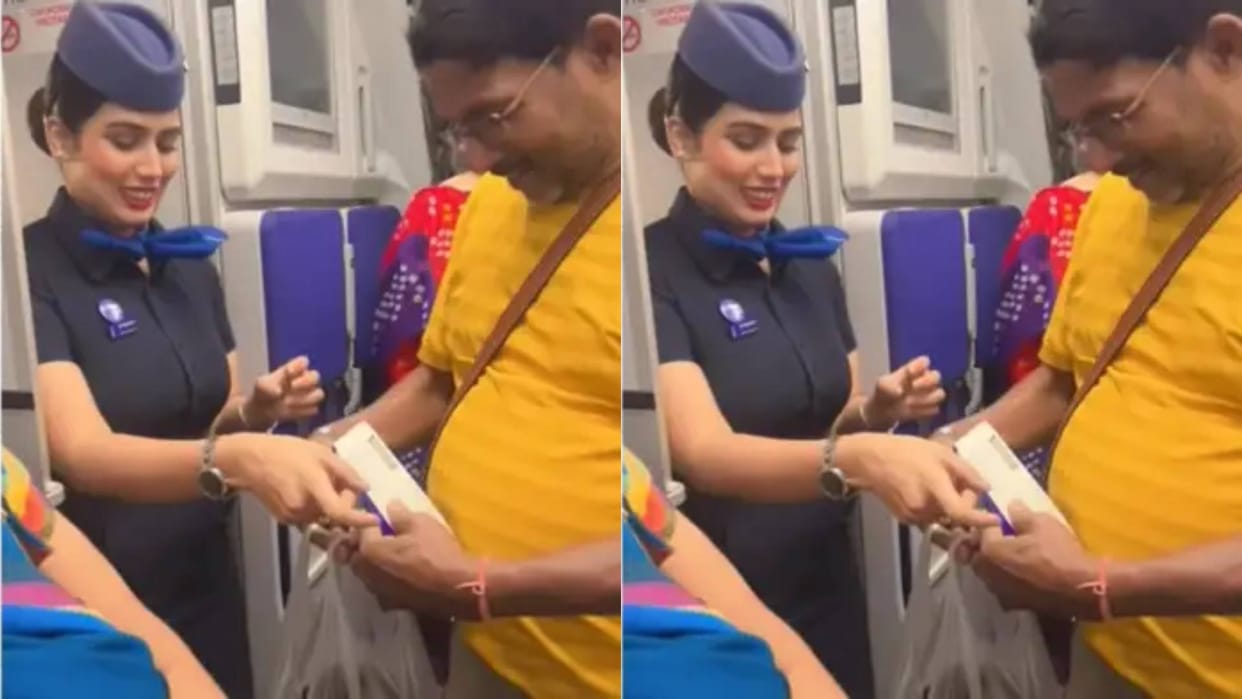 Seeing their daughters success the father and mother boarded the flight proudly Video goes Viral