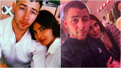 Nick Jonas Shares A Photo With Priyanka Chopra Sitting On His Lap Says Lucky Me Actress Reaction Goes Viral
