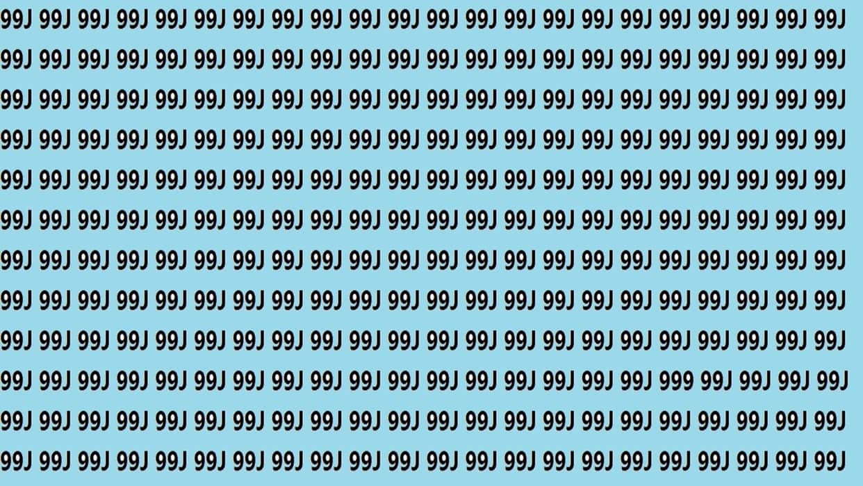 Optical Illusion Iq Test brain test can you find 999 in 20 seconds brain teaser pictures