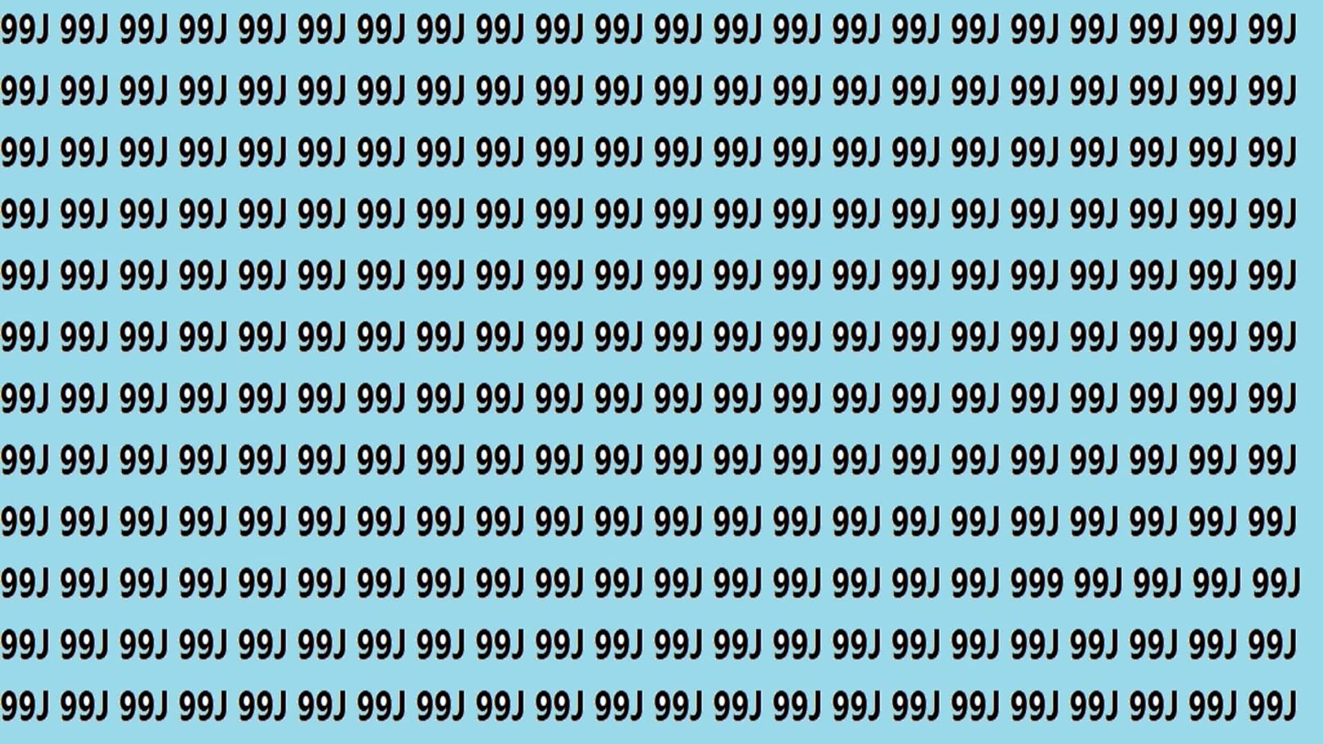 Optical Illusion Iq Test brain test can you find 999 in 20 seconds brain teaser pictures