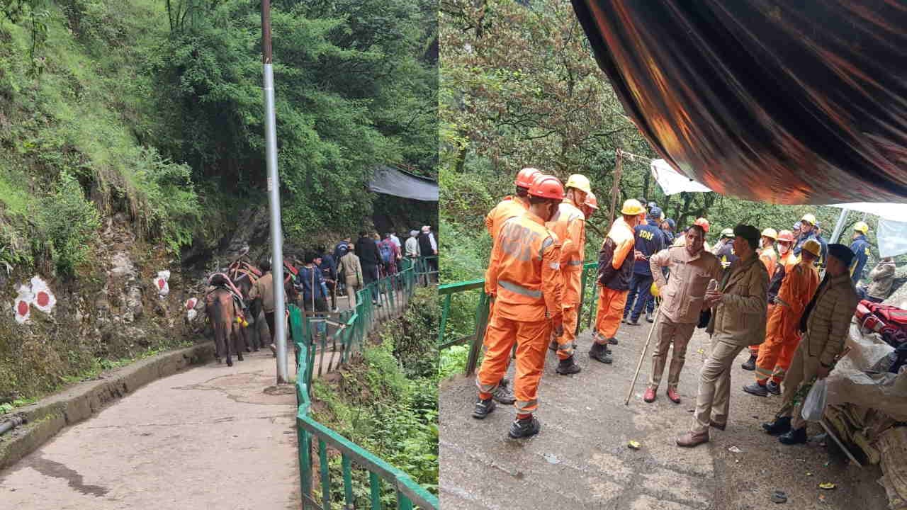 Uttarkashi Landslide Yamunotri Yatra disrupted due to landslide thousands of devotees stopped