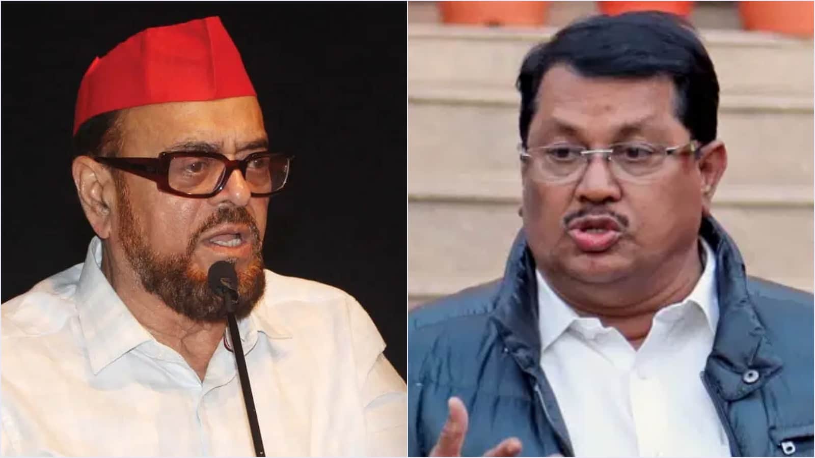 अबू आजमी और विजय वाडेट्टीवार (फाइल)