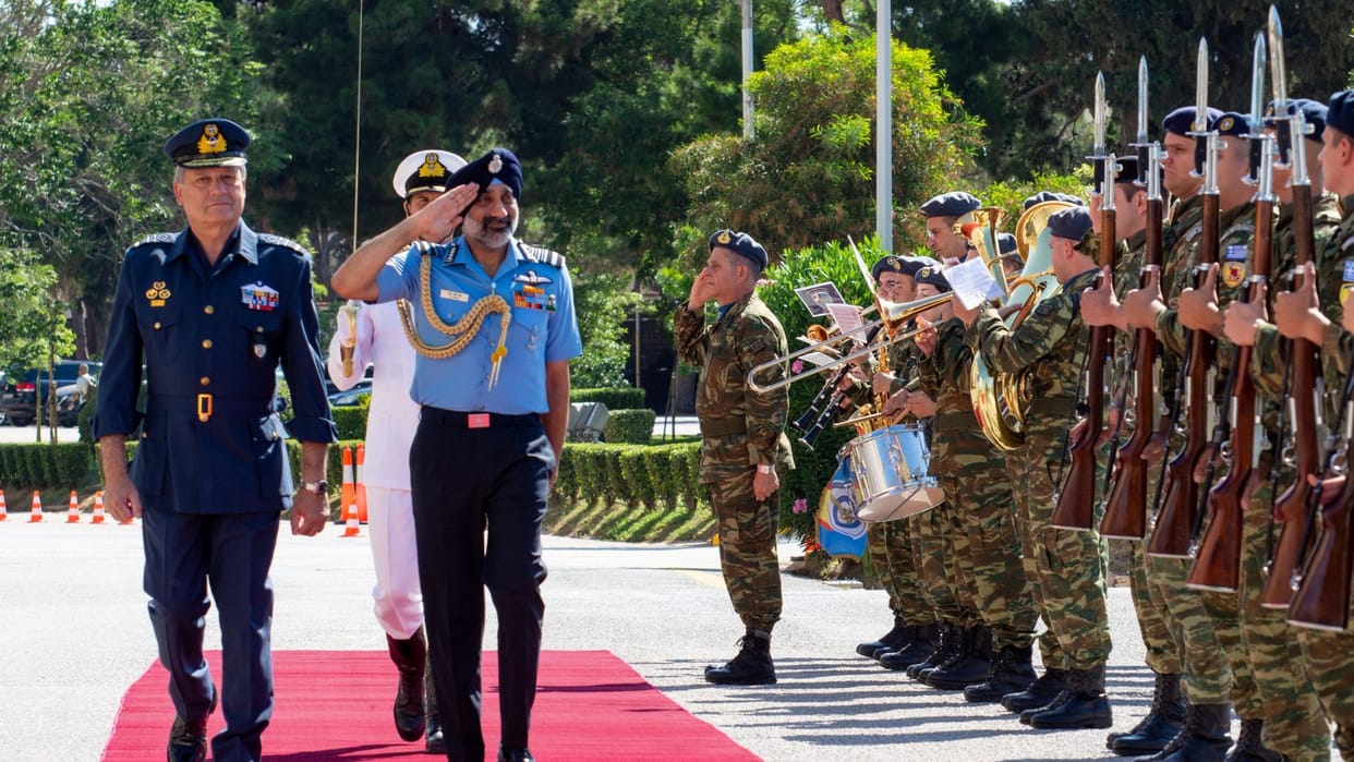 India Greece Ties Indian Air Force Chief AP Singh arrives defense partnership get new momentum
