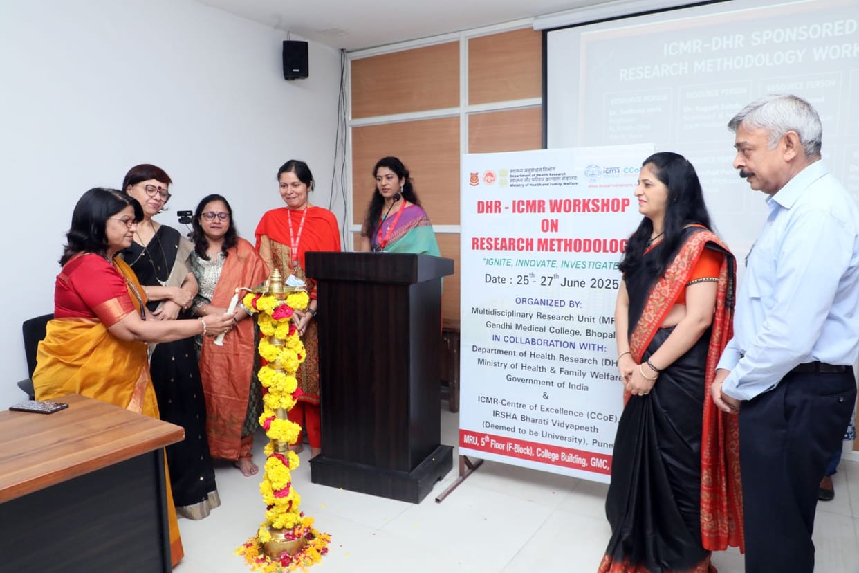 Bhopal: Experts gathered at GMC Bhopal to find the cause of diseases, three-day research methodology workshop