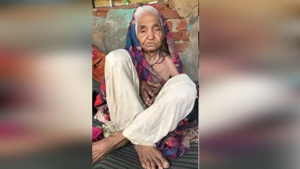 Barsana police accused a 90-year-old disabled woman of attempted murder
