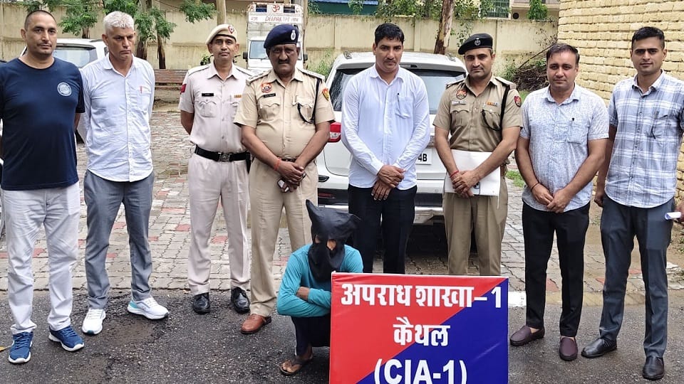 Police arrested the accused in the theft case