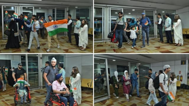 ईरान से नई दिल्ली पहुंचे भारतीय नागरिक