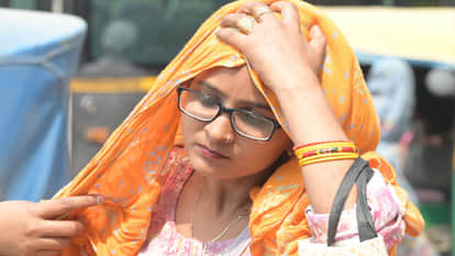 Agra was the hottest place in the state, with a temperature of 37.6 degrees.