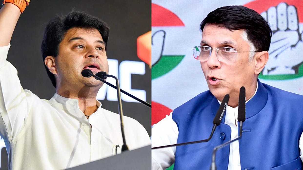 Fifty Years Of Emergency Congress vs BJP, Pawan Khera hits back at Jyotiraditya Scindia News In Hindi