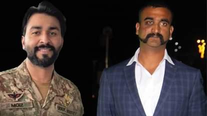 पाकिस्तानी सेना का मेजर सैयद मोइज अब्बास शाह और ग्रुप कैप्टन अभिनंदन वर्तमान