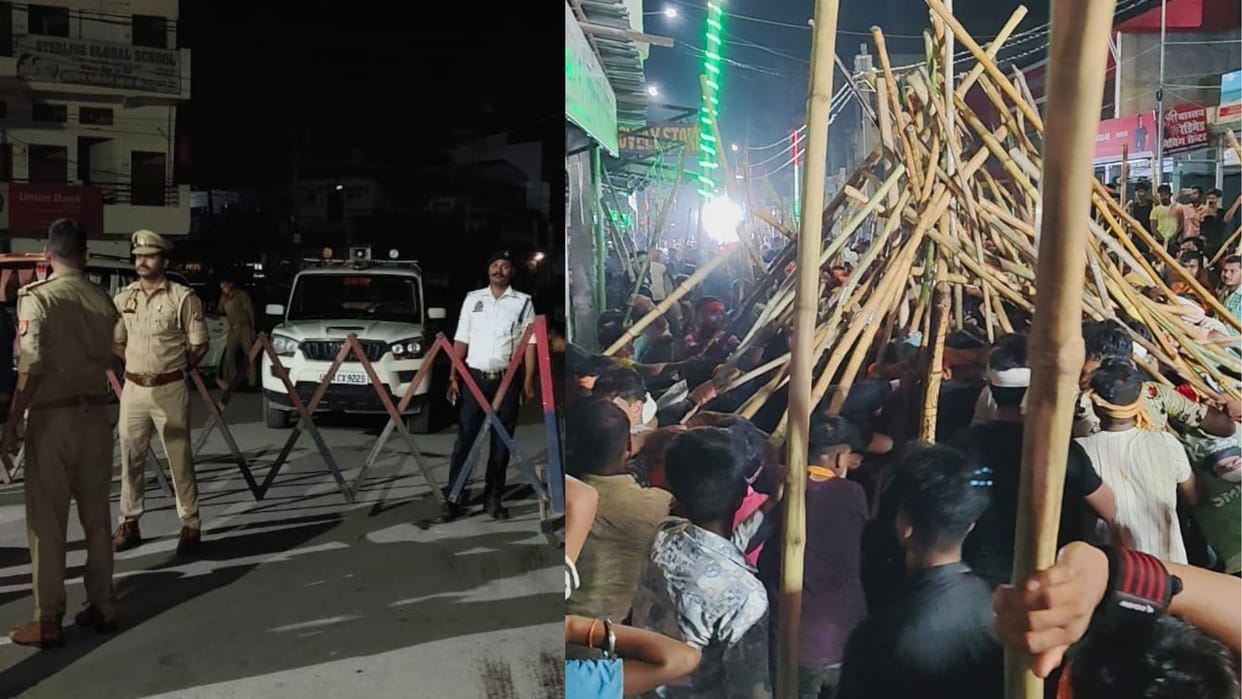 Jai Shri Ram echoed on the road procession of Shatrughan Akhara took place