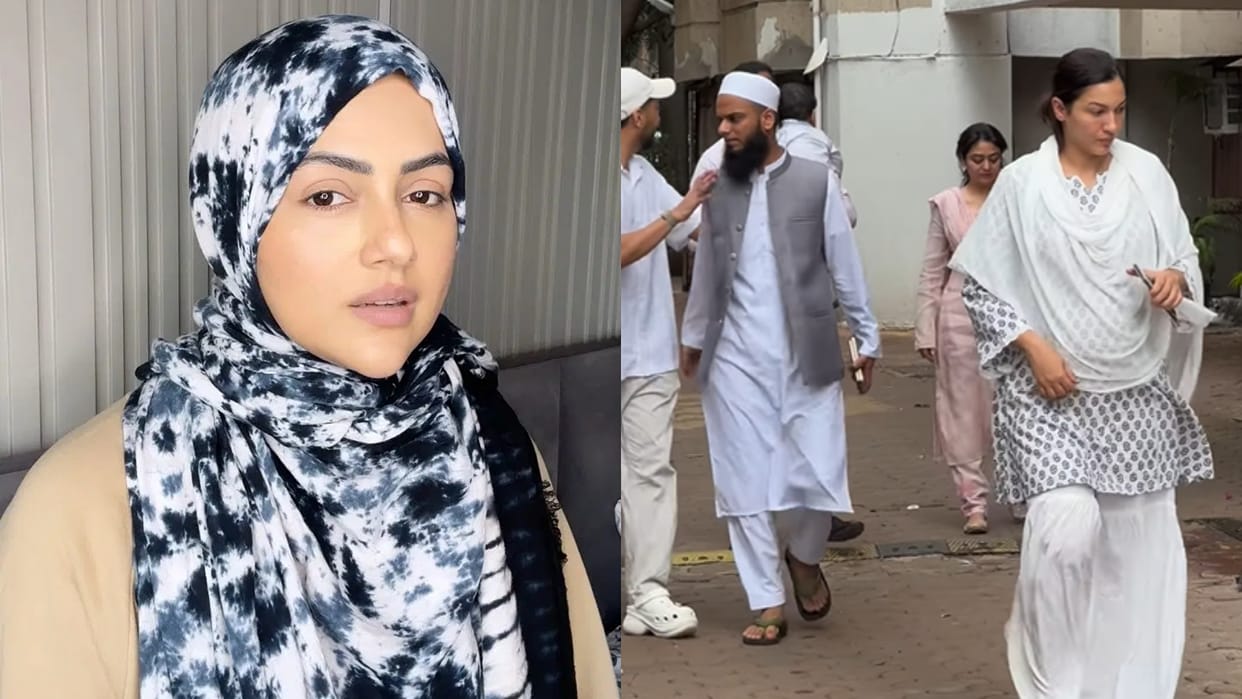 Sana Khan Mother Passed Away Gauahar Khan Reached Her Home For Condolence