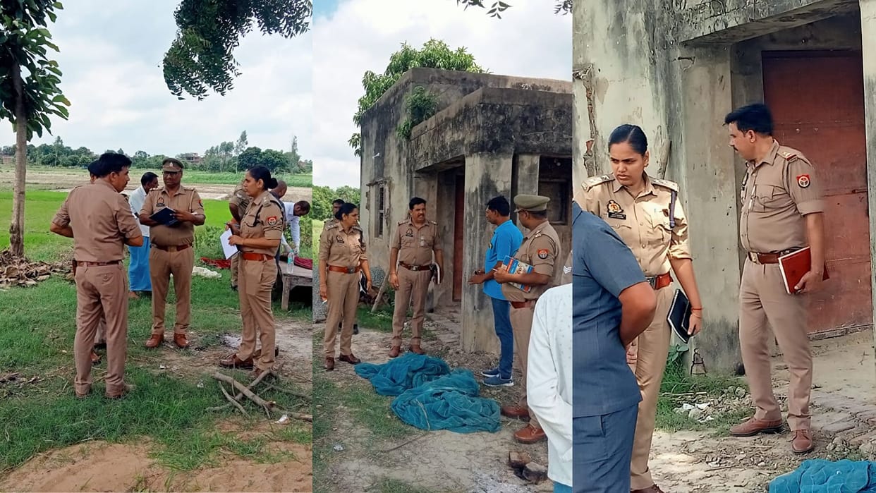 The body of an unknown girl was found at the outpost near the tubewell