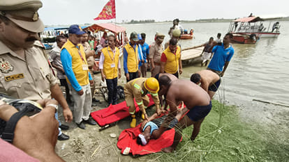Kanpur: Rehearsal done to save people drowning in Ganga