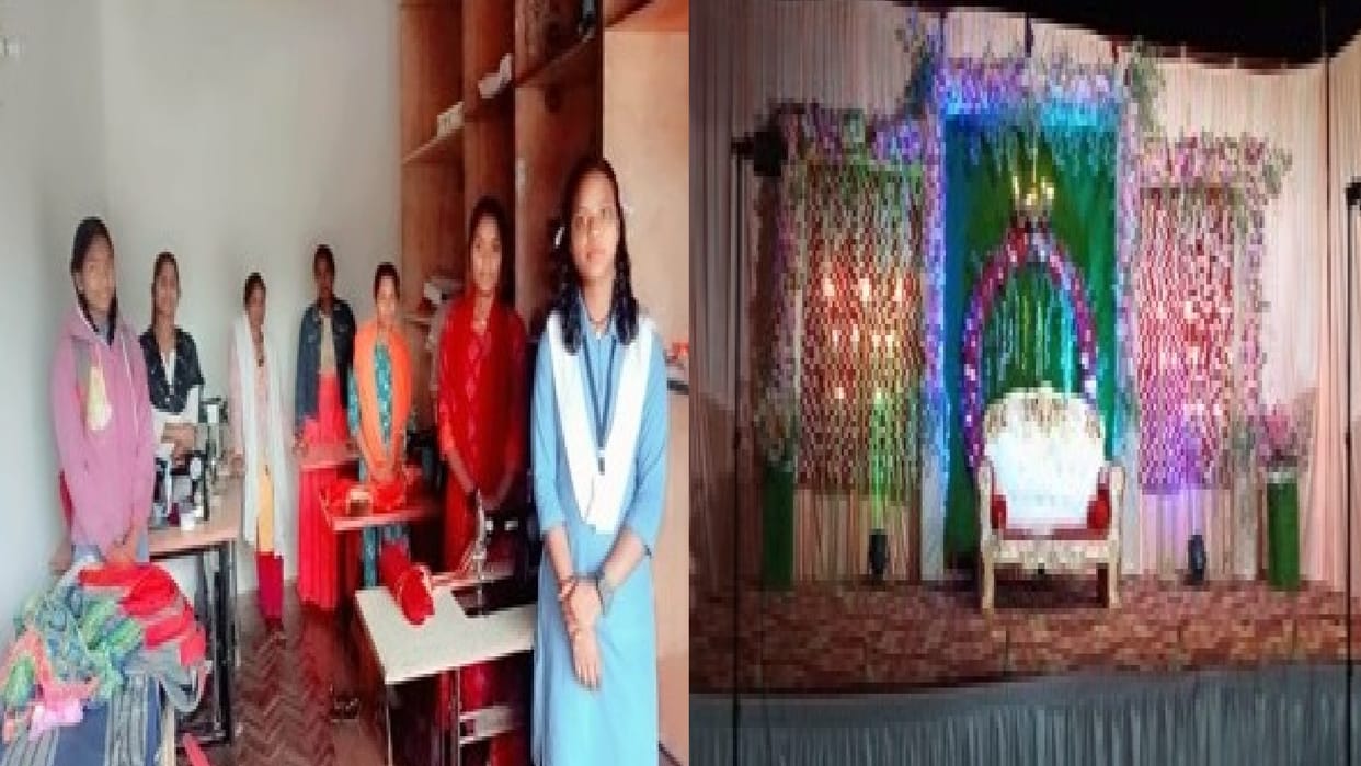 CG: Rural women are becoming self-reliant through Bihan Yojana, running tent-sound, sewing centers