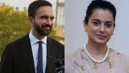 जोहरान ममदानी और भाजपा नेता कंगना रनौत