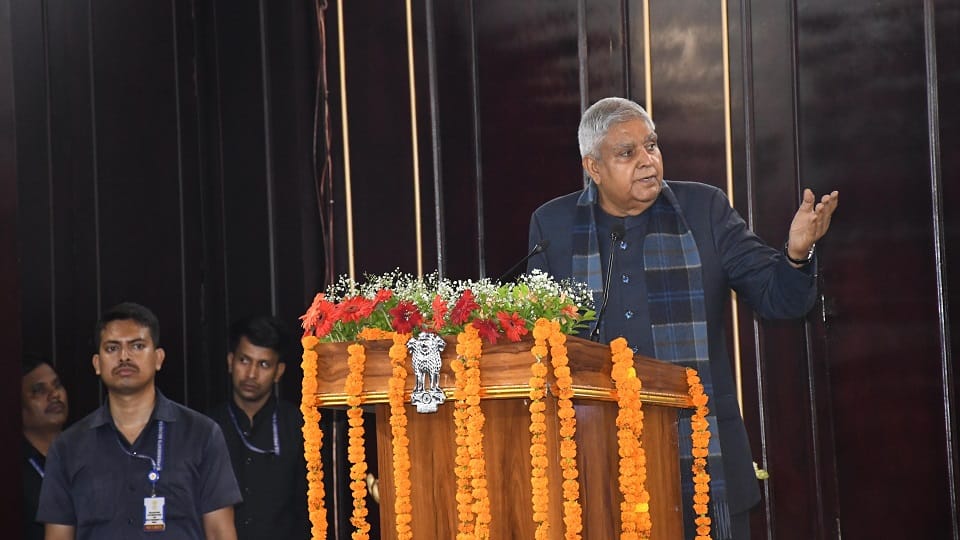 Vice President Jagdeep Dhankhar said Developed India is not a dream but a target