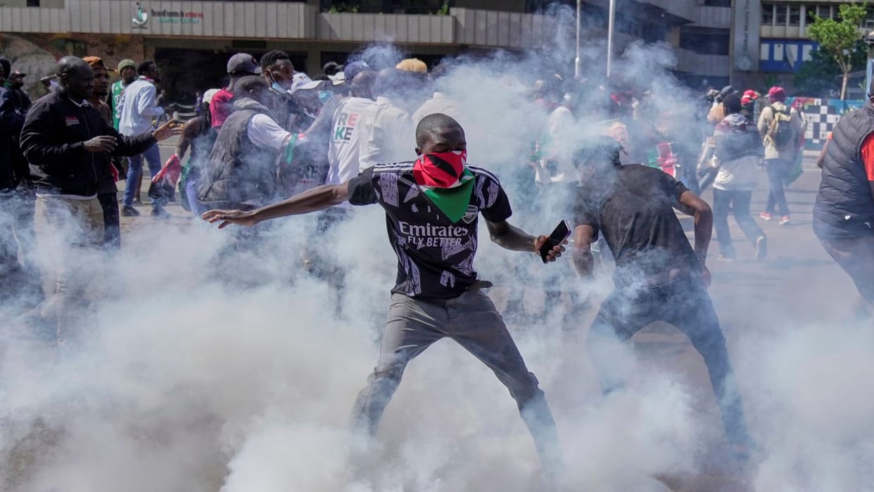 Kenya Anti Govt Protests Updates death toll surging police brutality frustrated young Kenyans on road