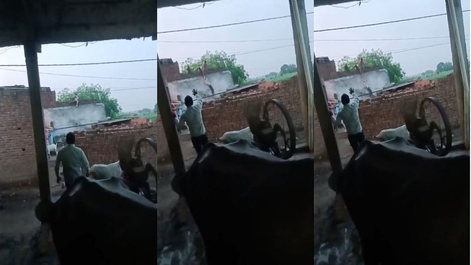 sons threw father from roof after a fight in bhandara