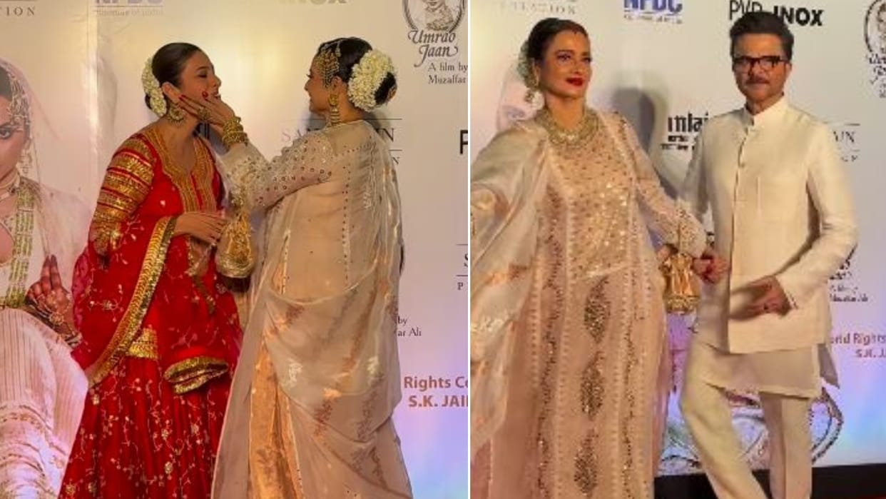 rekha classic film umrao jaan directed by Muzaffar Ali re release event many bollywood stars visit