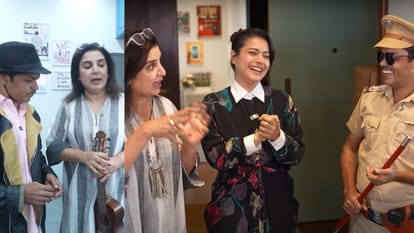 Film Maa Actress Kajol Appeared In Farah Khan Cooking Vlog Cook Dilip Bizarre Style Made Her Laugh