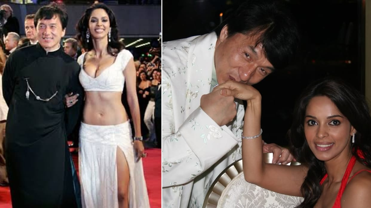 Mallika Sherawat share pics with Jackie Chan remember The Myth say I feel incredibly lucky and deeply grateful