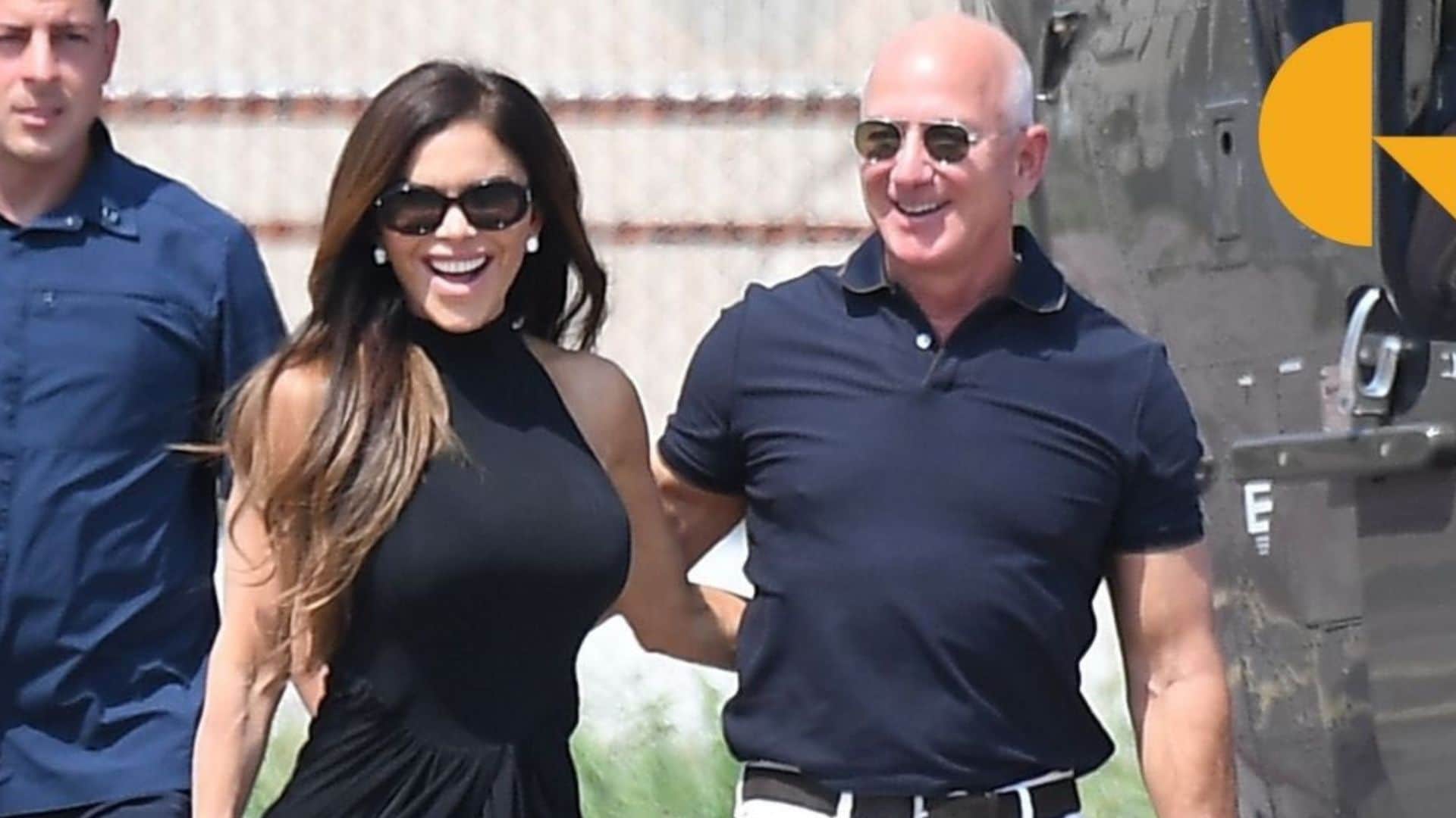 Jeff Bezos lauren Sanchez Venice Wedding photos Billionaires VIP Guests Security Italy LUXURY CANALSIDE HOTEL