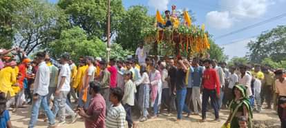 बेहटाबुजुर्ग गांव में निकली जगन्नाथ रथयात्रा