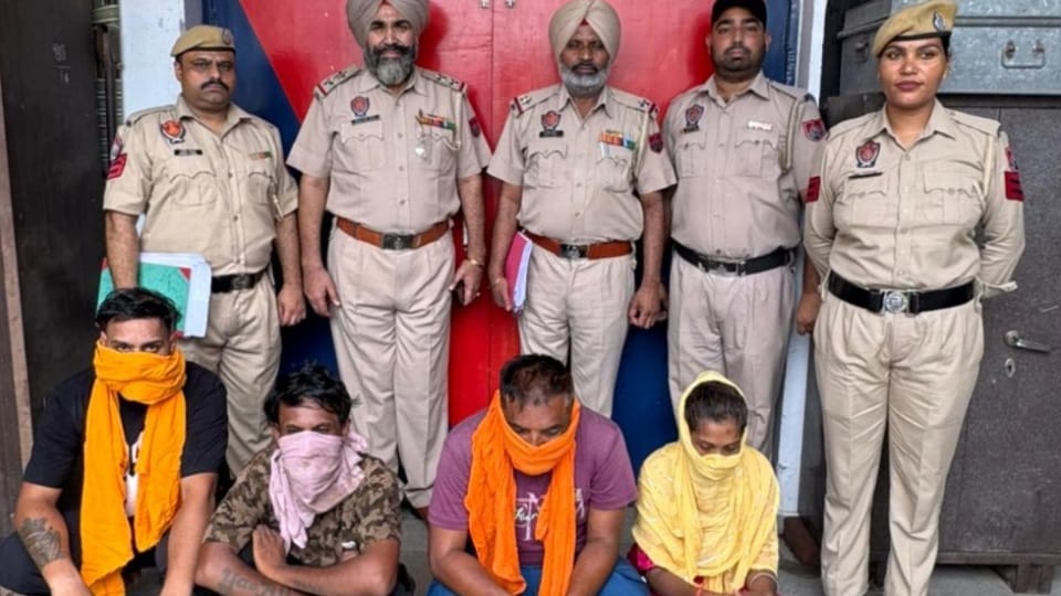 Four accused of looting from money exchanger arrested in Kapurthala