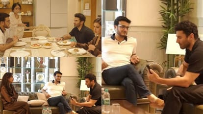 Metro In Dino Actor Sara Ali Khan Aditya Rao Kapoor Meet Cricketer  Sourav Ganguly