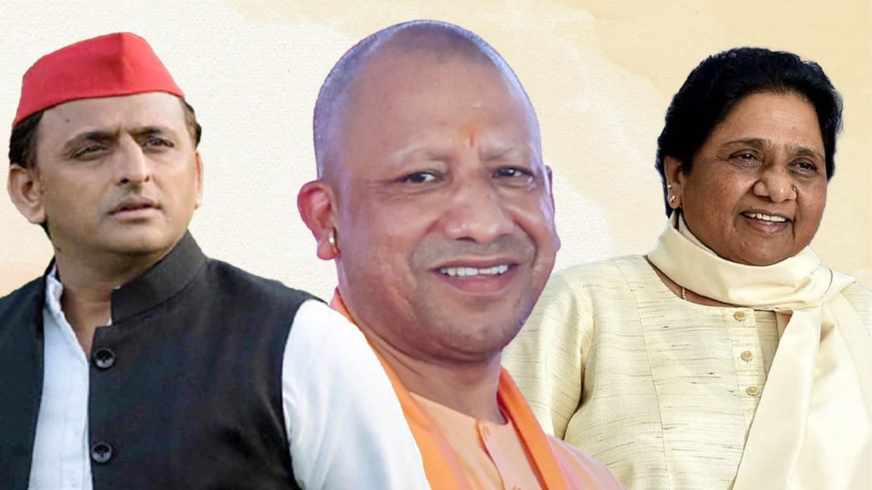 UP: Akhilesh Yadav said the BJP government has failed on every front, while Mayawati said controlling inflatio