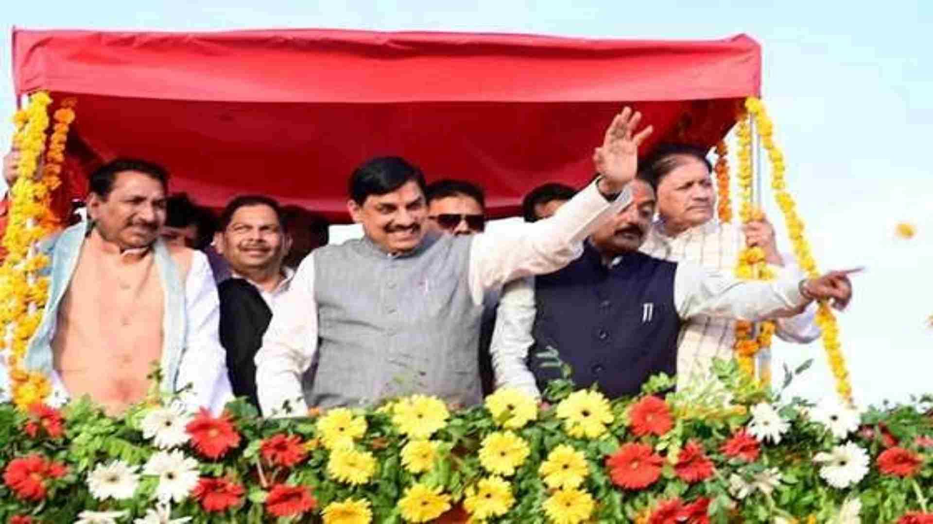भिंड में मुख्यमंत्री डॉ. मोहन यादव।