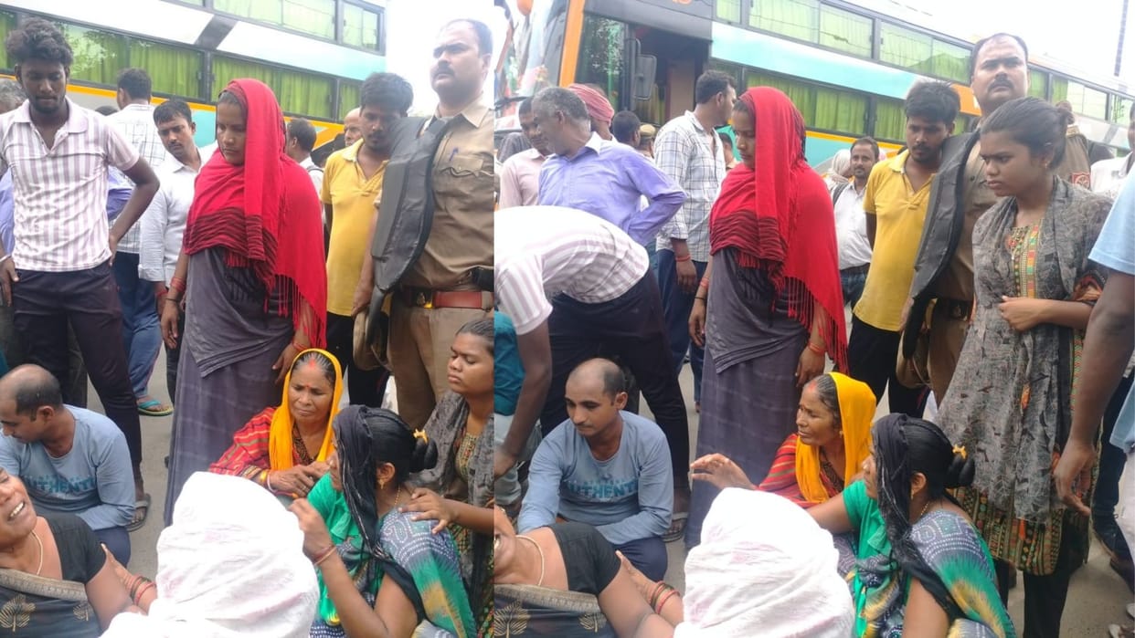 Ruckus by placing dead body on the road hospital accused of performing wrong operation