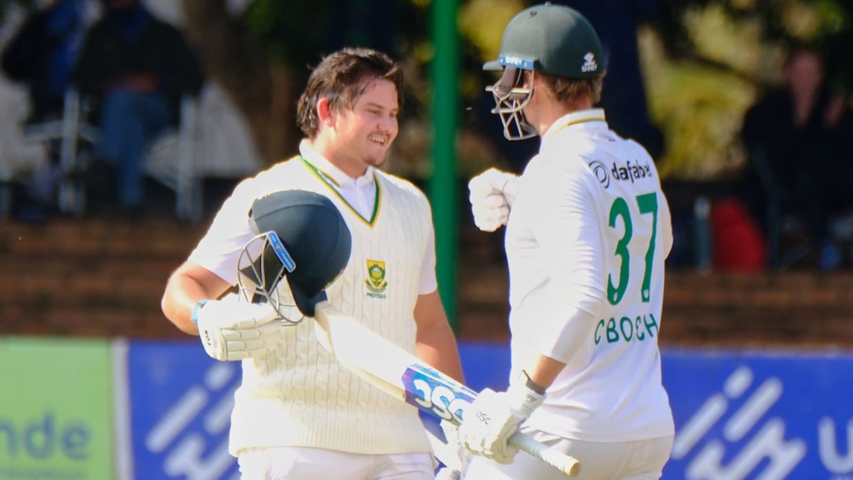 SA vs ZIM first Test Lhuan-dre Gilbert Pretorius shines in debut match made record know details